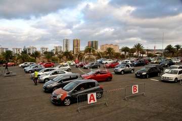 Telde participa en el Park in Fest sin bajarse del coche/TA.