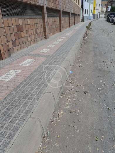 Estado de la calle de Santiago de Compostela/TA.