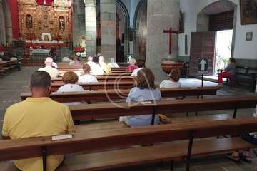 La Basílica conmemora la Bajada del Cristo de Telde con el aforo autorizado al completo/TA.