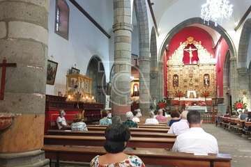 La Basílica conmemora la Bajada del Cristo de Telde con el aforo autorizado al completo/TA.