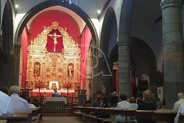 La Basílica conmemora la Bajada del Cristo de Telde con el aforo autorizado al completo/TA.