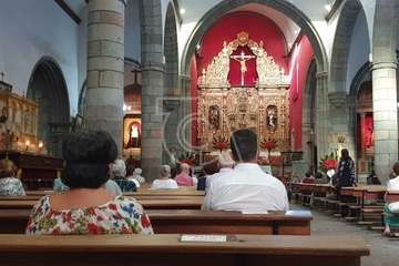 La Basílica conmemora la Bajada del Cristo de Telde con el aforo autorizado al completo/TA.
