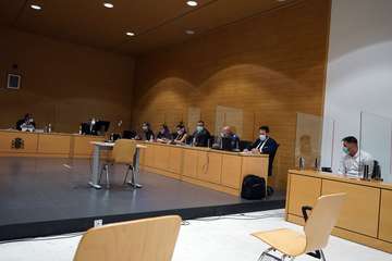 El juicio se inició este lunes en la capital grancanaria/Acfi Press.