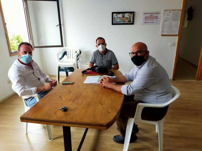 Momento de la reunión de este martes/TA.