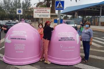 El Roque Azucarero se adhiere a la campaña 'Recicla con ellas'/TA.