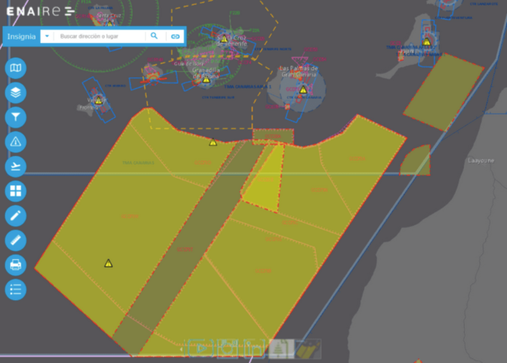 Imagen de la zona Delta 79, donde se desarrollan estos ejercicios (Foto TA)
