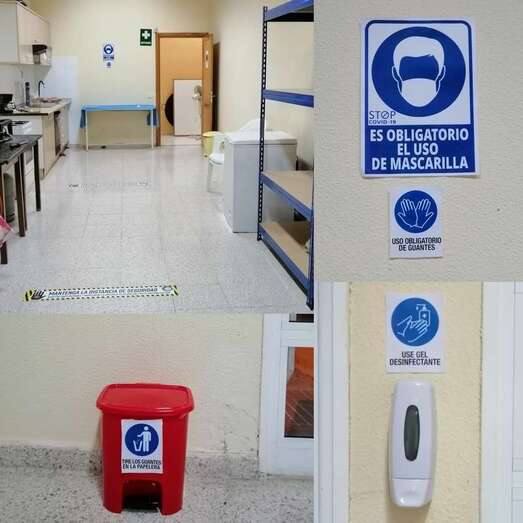 Cocina del local social que será usada por Jazael Quevedo/TA.