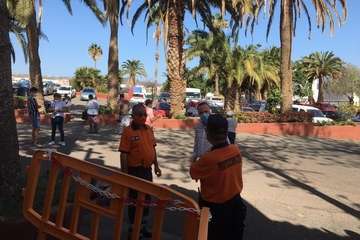 La pandemia merma la visita de familiares a los cementerios de Telde para rendir homenaje a sus difuntos/TA.