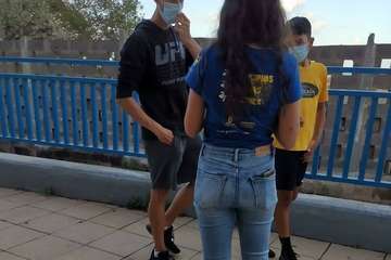  La campaña itinerante del Cabildo sobre los peligros del COVID-19 recala en Telde/TA.