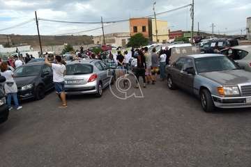  Concentración en Telde por los derechos de los inmigrantes bajo el lema 'Papeles para tod@s'/TA.