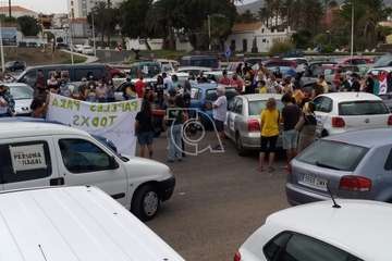  Concentración en Telde por los derechos de los inmigrantes bajo el lema 'Papeles para tod@s'/TA.