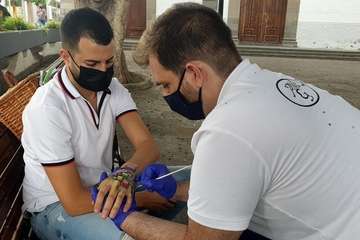 El proyecto de Aarón Martín en las manos de cuatro teldenses/TA y Aarón Martín.