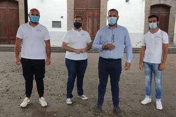 El proyecto de Aarón Martín en las manos de cuatro teldenses/TA y Aarón Martín.