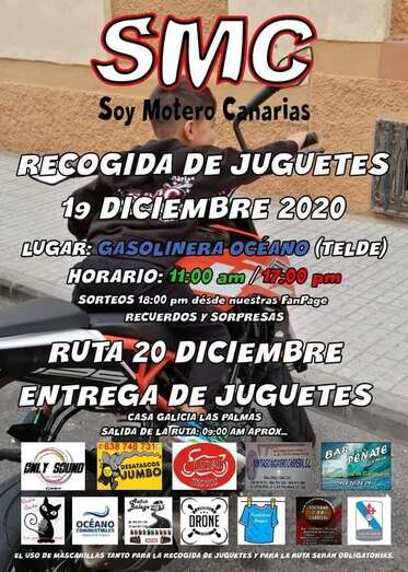 Cartel anunciador de la recogida de juguetes/TA.