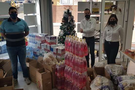  Júbilo en RIF Inmobiliaria por el éxito de su campaña solidaria/TA.