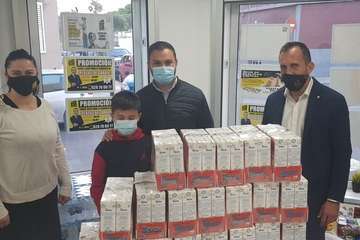  Júbilo en RIF Inmobiliaria por el éxito de su campaña solidaria/TA.