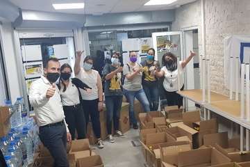  Júbilo en RIF Inmobiliaria por el éxito de su campaña solidaria/TA.