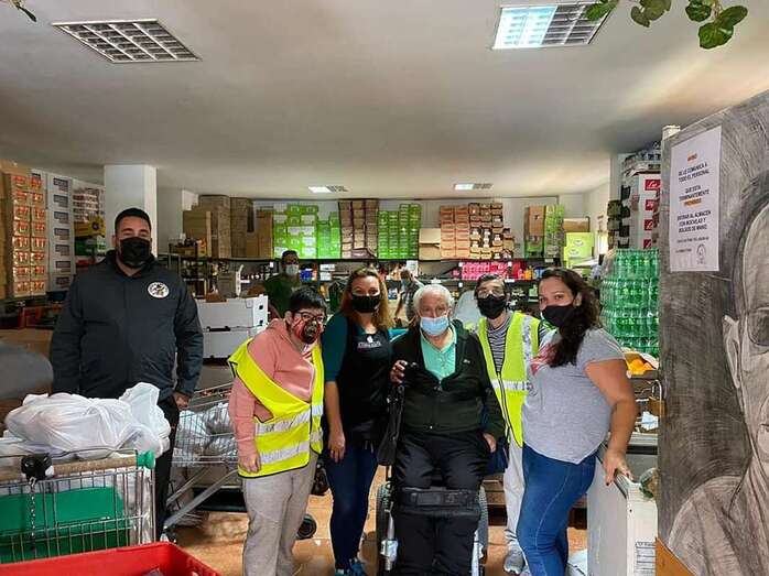 Local del colectivo Guaxayra Aguax,sito en Las Ramblas de Jinámar/TA.