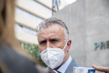 Minuto de silencio en Telde y en Presidencia del Gobierno de Canarias por la mujer asesinada en Gáldar/TA y Acfi Press.