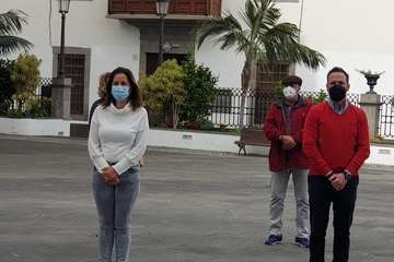 Minuto de silencio en Telde y en Presidencia del Gobierno de Canarias por la mujer asesinada en Gáldar/TA y Acfi Press.