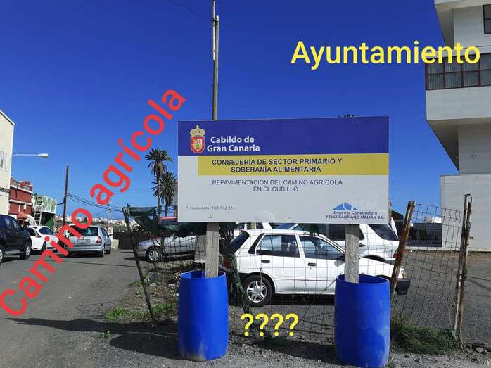 Los vecinos piden que se deje de considerar un camino agrícola a la vía que llega a sus viviendas (Foto TA)