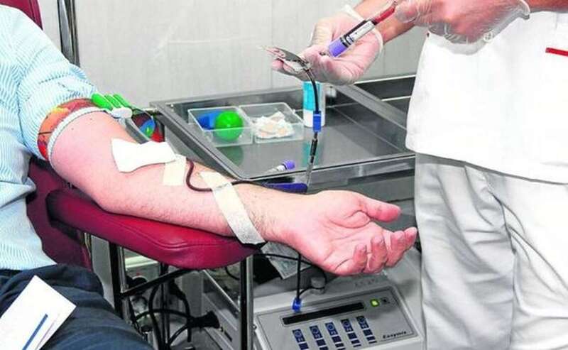 Donación de sangre/TA.