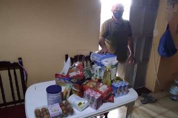 La solidaridad se vuelca con la familia necesitada de Las Rubiesas (Telde)/TA.