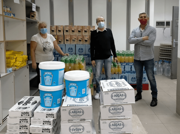 El colectivo agradece las donaciones realizadas por las empresas Orthidal y Canarias Sea (Foto TA)