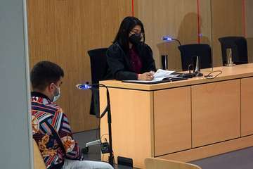 Juicio contra el joven en la Sección Segunda de la Audiencia Provincial de Las Palmas/Acfi Press.