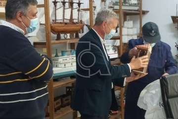  El nuevo comisario de Telde hace amigos en Jinámar/TA.