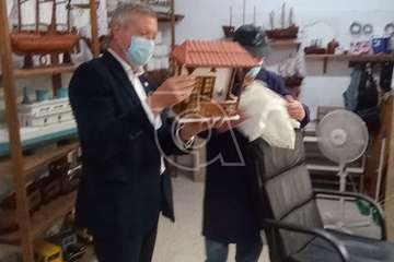  El nuevo comisario de Telde hace amigos en Jinámar/TA.