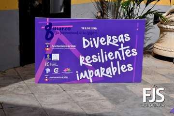 Presentación en rueda de prensa del programa de actos de la campaña en Telde para celebrar el Día Internacional de las Mujeres/TA.
