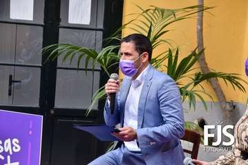 Presentación en rueda de prensa del programa de actos de la campaña en Telde para celebrar el Día Internacional de las Mujeres/TA.