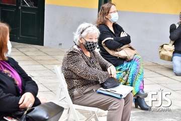Presentación en rueda de prensa del programa de actos de la campaña en Telde para celebrar el Día Internacional de las Mujeres/TA.