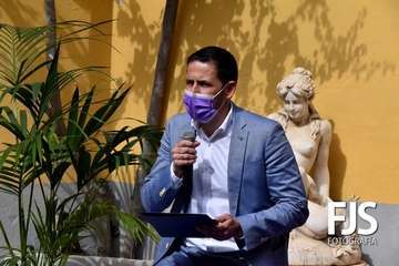 Presentación en rueda de prensa del programa de actos de la campaña en Telde para celebrar el Día Internacional de las Mujeres/TA.