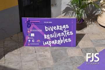 Presentación en rueda de prensa del programa de actos de la campaña en Telde para celebrar el Día Internacional de las Mujeres/TA.