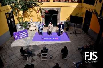 Presentación en rueda de prensa del programa de actos de la campaña en Telde para celebrar el Día Internacional de las Mujeres/TA.