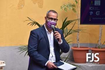 Presentación en rueda de prensa del programa de actos de la campaña en Telde para celebrar el Día Internacional de las Mujeres/TA.