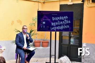 Presentación en rueda de prensa del programa de actos de la campaña en Telde para celebrar el Día Internacional de las Mujeres/TA.
