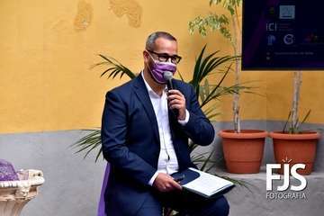 Presentación en rueda de prensa del programa de actos de la campaña en Telde para celebrar el Día Internacional de las Mujeres/TA.