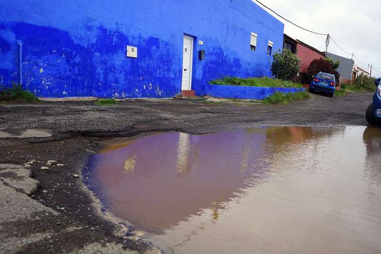 Charco conocido por los vecinos como la piscina/Acfi Press.