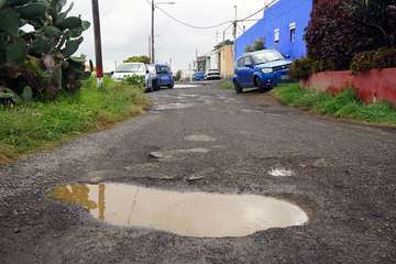  'Piscinas naturales' en Montaña Las Palmas (Telde)/Acfi Press.