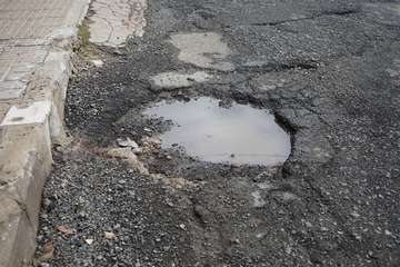  'Piscinas naturales' en Montaña Las Palmas (Telde)/Acfi Press.
