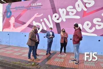  Telde amuralla su compromiso con la igualdad de las mujeres/TA y Francisco Javier Santana.