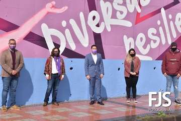 Telde visibiliza su lucha por la igualdad con acciones de sensibilización y concienciación en el 8-M/Francisco Javier Santana y TA.