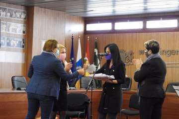 Ingenio reconoce el trabajo por la igualdad de la profesora teldense Maria Marrero/TA.