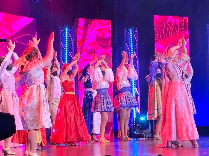 Momento de la gala infantil de este domingo/TA.