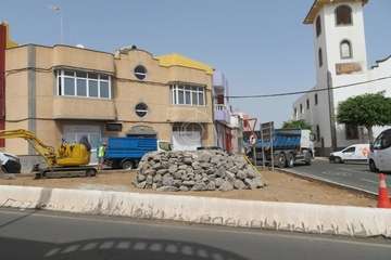 Glorieta de El Calero donde irá la escultura El árbol de Hipócrates de Máximo Riol/TA.