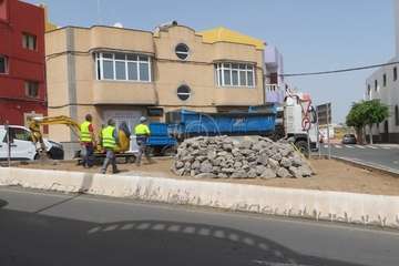 Glorieta de El Calero donde irá la escultura El árbol de Hipócrates de Máximo Riol/TA.