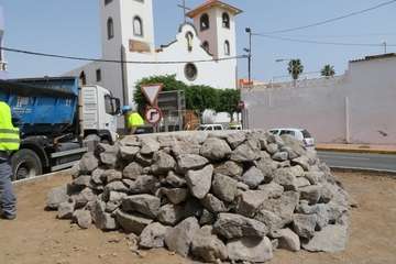 Glorieta de El Calero donde irá la escultura El árbol de Hipócrates de Máximo Riol/TA.